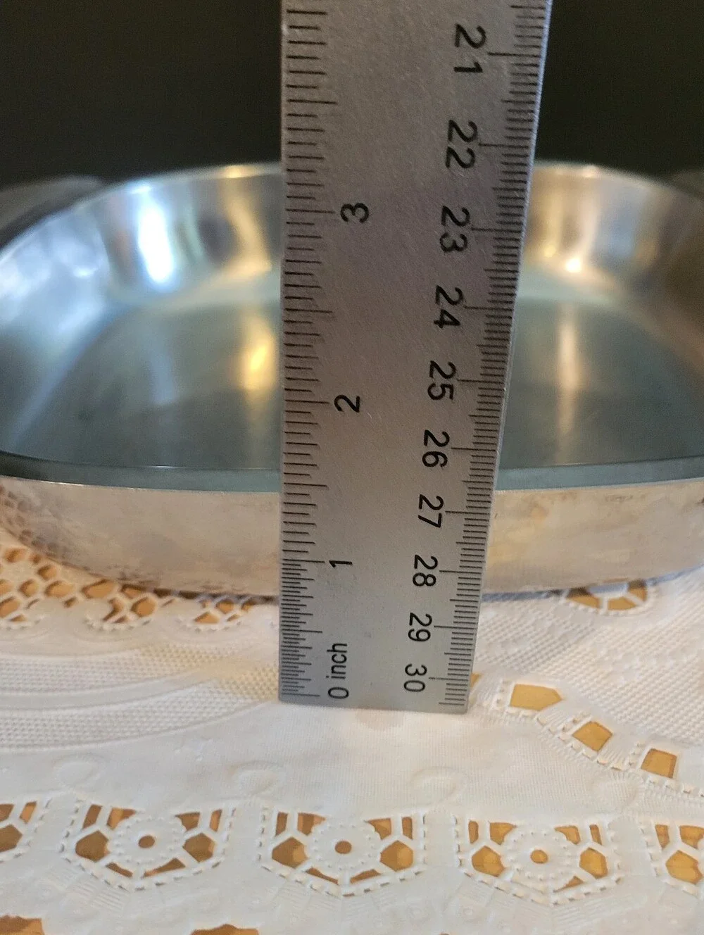 Set of 2 Unbranded Stainless Steel 7